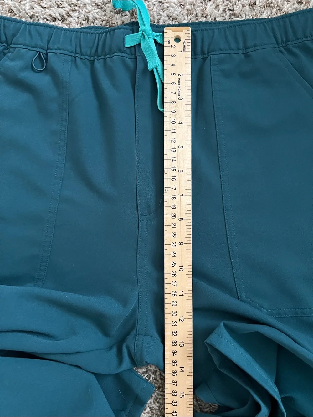 Like New! FIGS Cairo Straight Leg Scrub Trouser™ PO#1643 Caribbean Blue Size XL